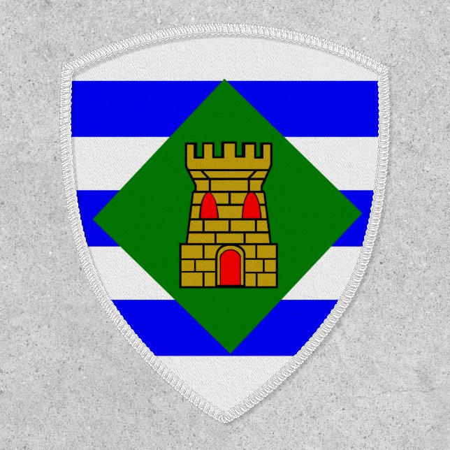 Flag of Vieques, Puerto Rico Patch (Front)