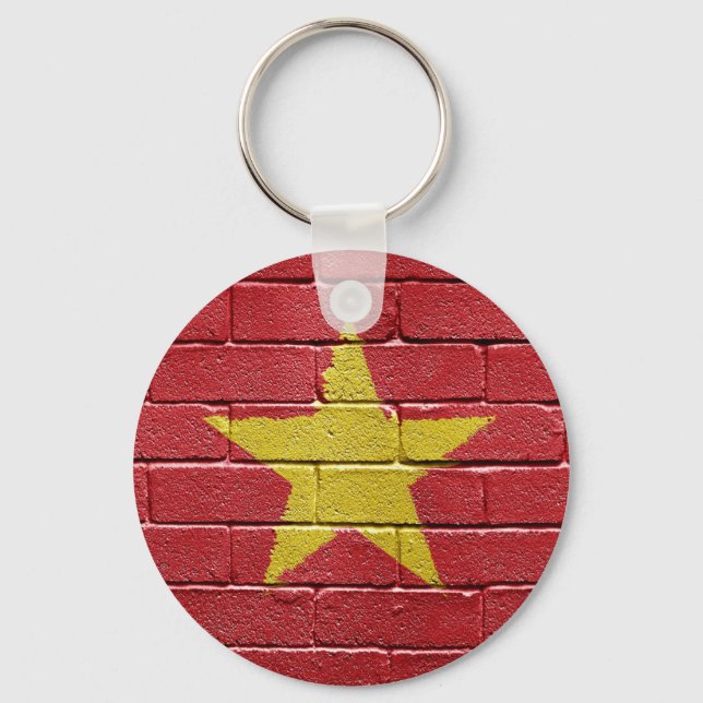 Flag of Vietnam Keychain (Front)