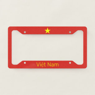 Flag of Vietnam License Plate Frame
