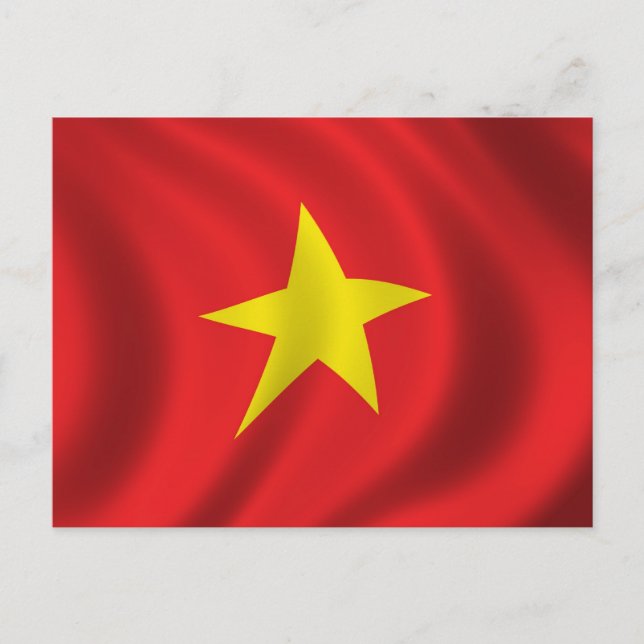 Flag of Vietnam Postcard (Front)