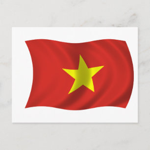 Flag of Vietnam Postcard