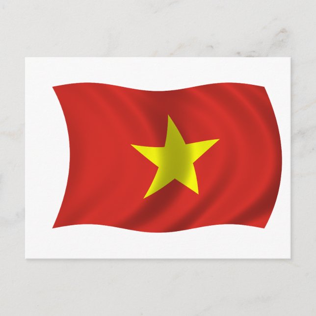 Flag of Vietnam Postcard (Front)