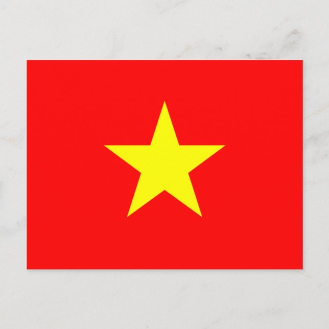 Flag of Vietnam Postcard (Front)