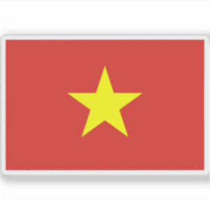 Flag of Vietnam Sticker
