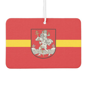 Flag of Vilnius, Lithuania Cufflinks Air Freshener