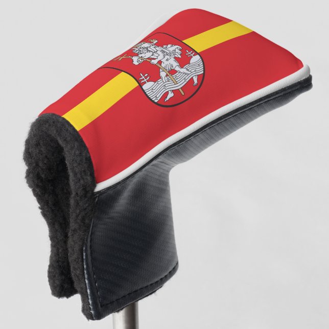 Flag of Vilnius, Lithuania Golf Head Cover (3/4 Front)