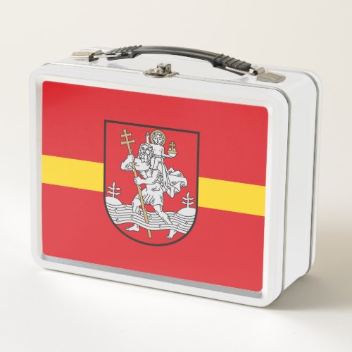 Flag of Vilnius Lithuania Metal Lunch Box