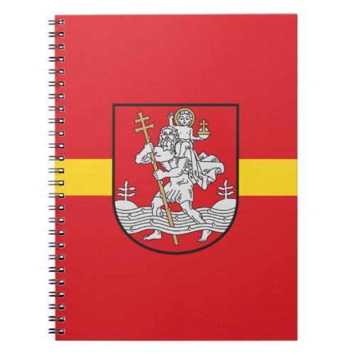 Flag of Vilnius Lithuania Notebook
