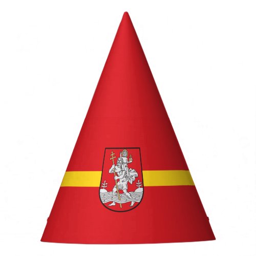 Flag of Vilnius Lithuania Party Hat