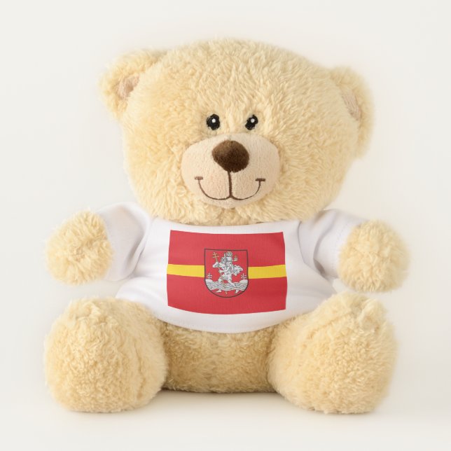 Flag of Vilnius, Lithuania Teddy Bear (Front)