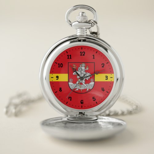 Flag of Vilnius Lithuania Watch