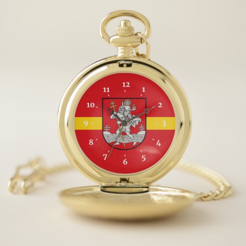 Flag of Vilnius Lithuania Watch
