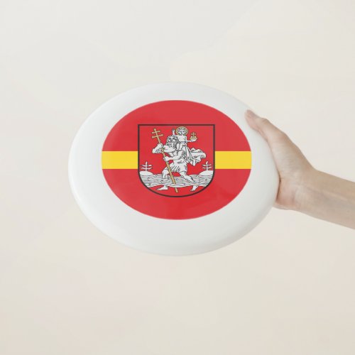 Flag of Vilnius Lithuania Wham_O Frisbee