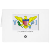 Flag of Virgin Islands Cards (Back Horizontal)