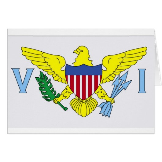 Flag of Virgin Islands Cards (Front Horizontal)
