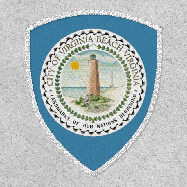 Flag of Virginia Beach, Virginia Patch (Front)