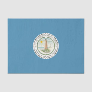 Flag of Virginia Beach (Virginia, USA) Tissue Paper