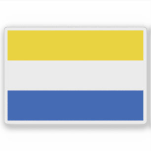 Flag of Vlašim, Czech Republic Sticker