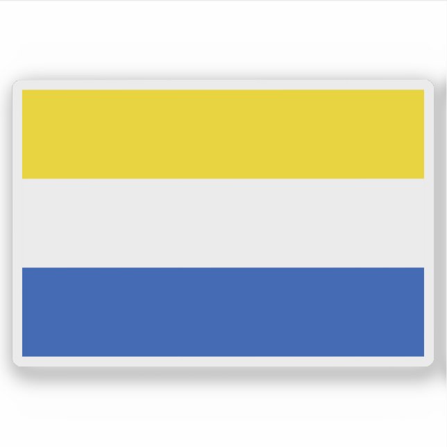 Flag of Vlašim, Czech Republic Sticker (Front)