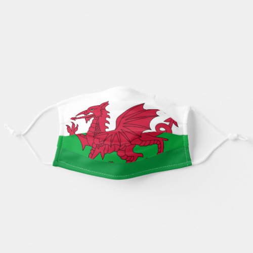 Flag of Wales Adult Cloth Face Mask