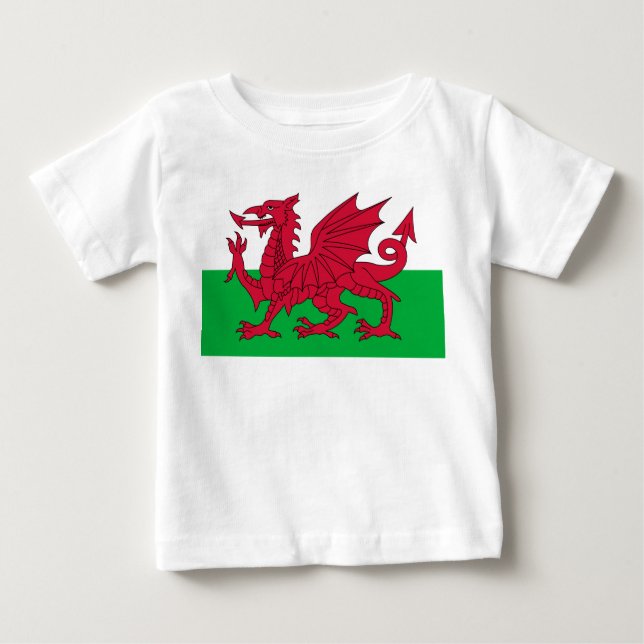 Flag of Wales Baby T-Shirt (Front)