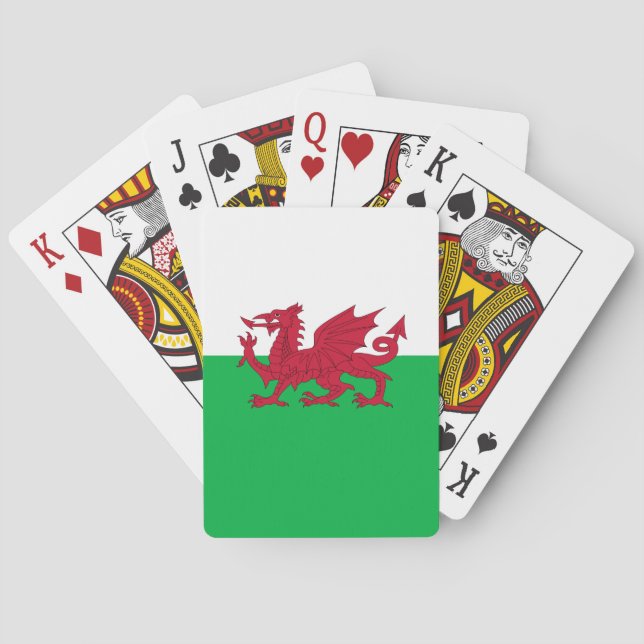 Flag of Wales (Cymru) Poker Cards (Back)