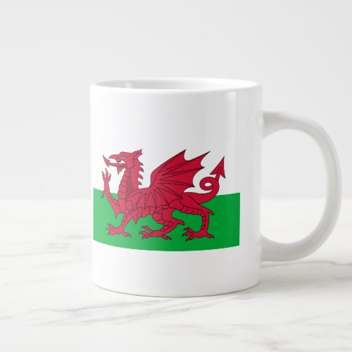 Flag of Wales Giant Coffee Mug