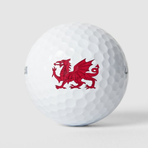 Flag of Wales Golf Balls