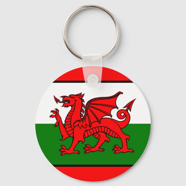 Flag of Wales Keychain (Front)