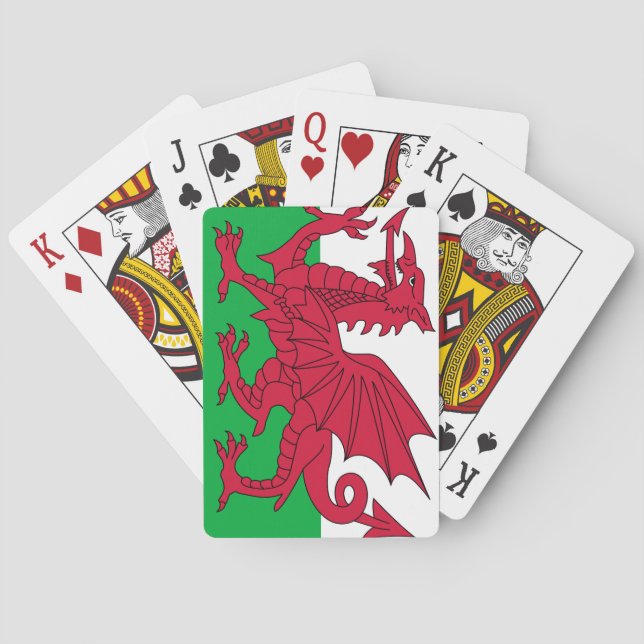 Flag of Wales Poker Cards (Back)
