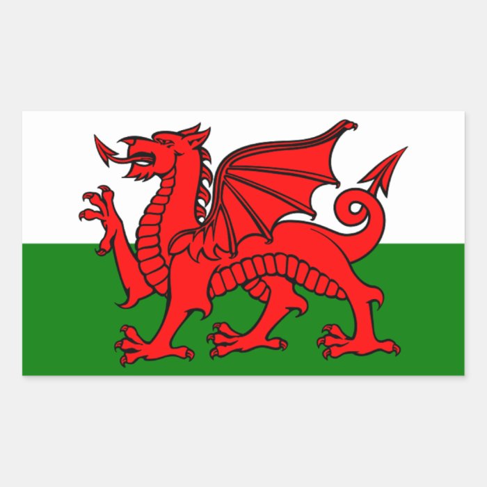 Flag of Wales Stickers