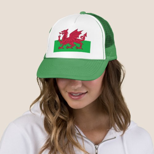 Flag of Wales Trucker Hat