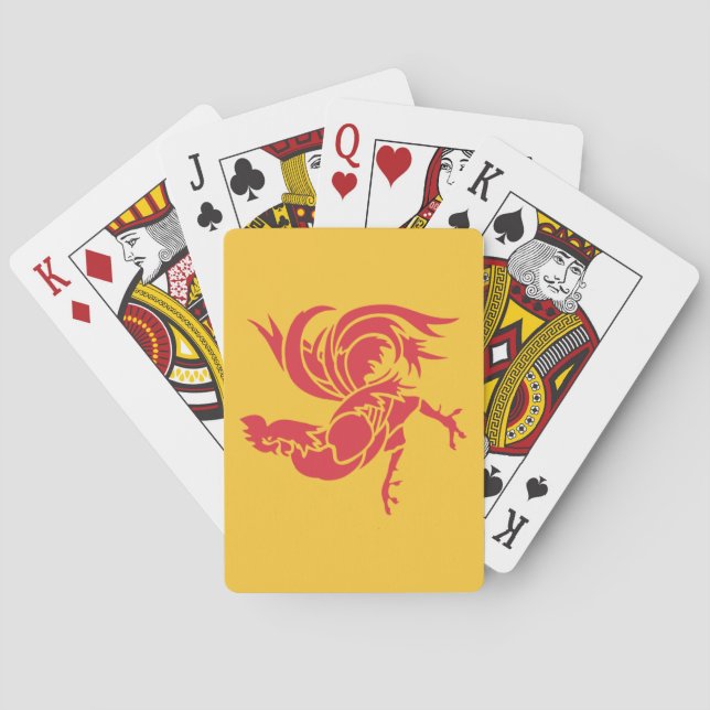Flag of Wallonia Poker Cards (Back)