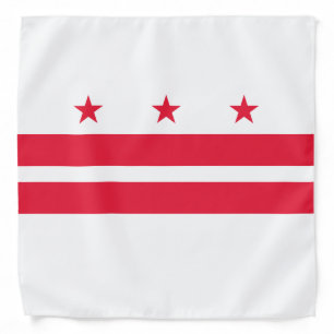 Flag of Washington D.C. (District of Columbia) Bandana