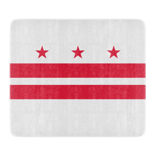 Flag of Washington D.C. (District of Columbia) Cutting Board (Front)