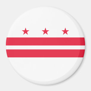 Flag of Washington D.C. (District of Columbia) Magnet