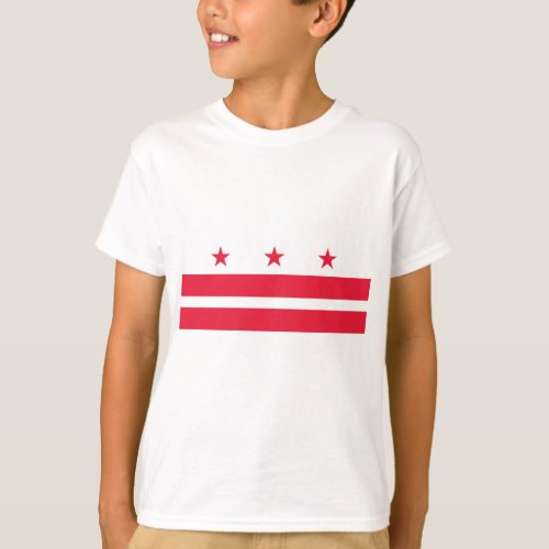 Flag of Washington DC District of Columbia T_Shirt