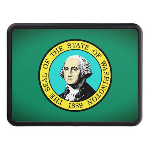 Flag of Washington State _ USA Hitch Cover