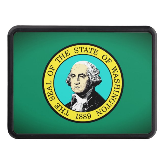 Flag of Washington State - USA Hitch Cover (Front)