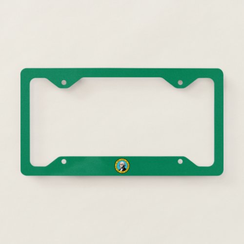 Flag of Washington State _ USA License Plate Frame