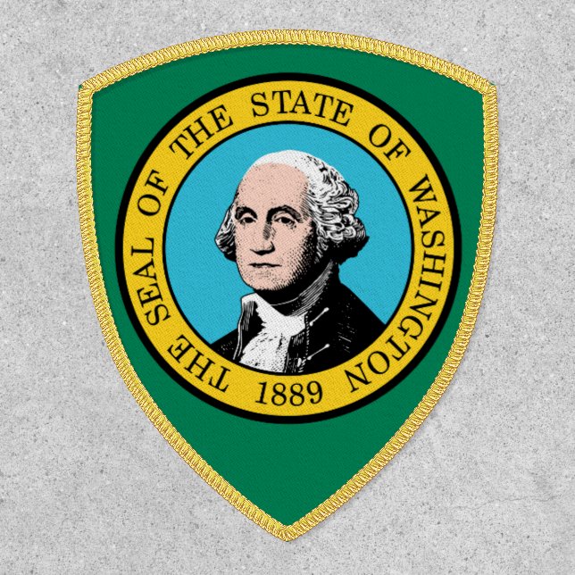 Flag of Washington State - USA Patch (Front)
