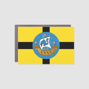 Flag of Wellington City, New Zealand Car Magnet