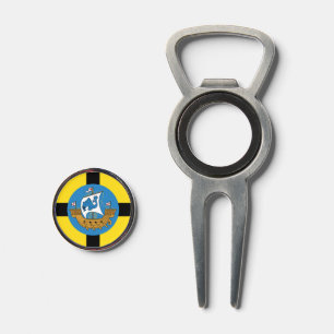 Flag of Wellington City, New Zealand Divot Tool