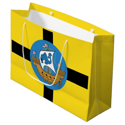 Flag of Wellington City New Zealand Large Gift Bag