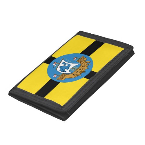 Flag of Wellington City New Zealand Trifold Wallet