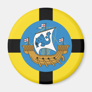 Flag of Wellington, New Zealand Magnet