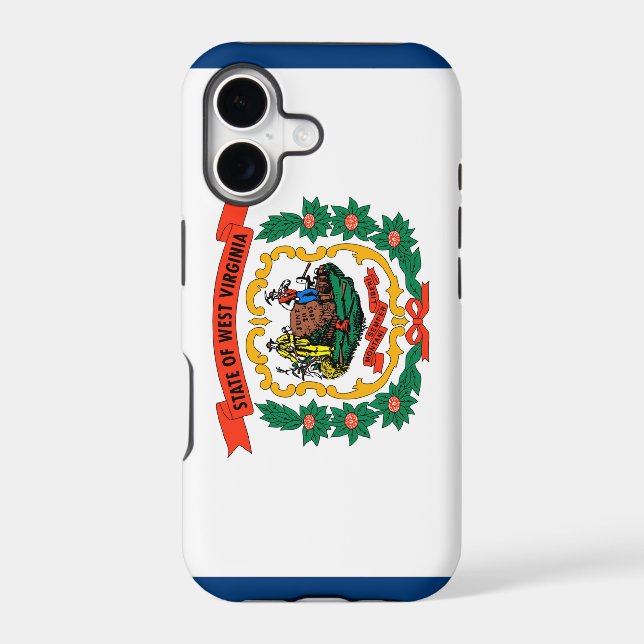 Flag of West Virginia Iphone Case (Back)