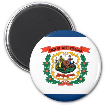 Flag Of West Virginia Magnet by FlagWare at Zazzle