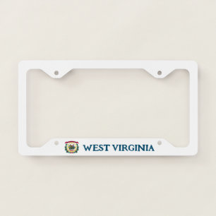 Flag of West Virginia, USA License Plate Frame