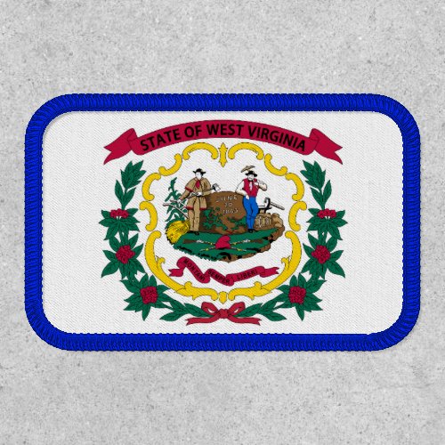 Flag of West Virginia USA Patch